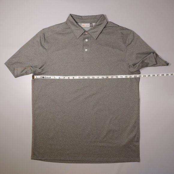 KJUS Polo Stowe Primeflex Polo Audia Embroidered Golf Gray Mens XL - Picture 7 of 9